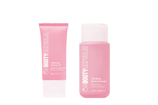 Clarifying Booty Cleanser + Lightening Intimate Gel